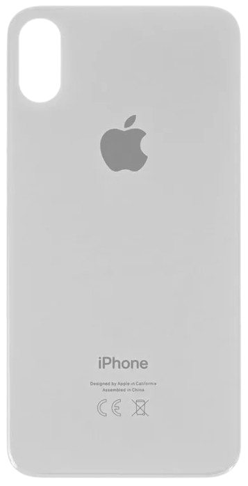 Задня кришка iPhone Xs Max Silver Original Quality (якість оригіналу) Big